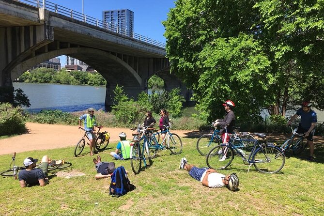 Austin Art and Architecture Bicycle Tour - Downtown Austin murals, sculptures, and building details