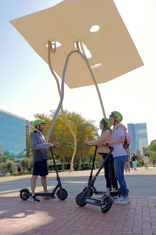 Barcelona: Gaudi Highlights Guided Tour by Electric Scooter - Arc de Triomf and Parc de la Ciutadella: fairytale-meets-parrots energy