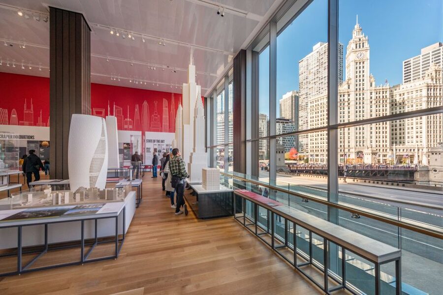 Chicago: Architecture Center Exhibit Admission - Entering at 111 E Upper Wacker: Views First, Learning Second