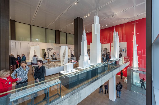Chicago Architecture Center Exhibits Admission - Entering the Chicago Architecture Center: two floors, a clear focus