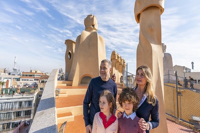 Gaudi Guided Tour: Casa Batllo, La Pedrera & Casa Vicens - La Pedrera (Casa Milà): rooftop views and the stair workout