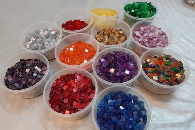 Guided Gaudí Mosaic Workshop for Children in Barcelona 1 Hours - Artwork pickup and drying time: the part people forget