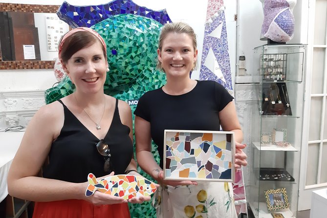 Guided Gaudí Trencadís Mosaic Workshop in Barcelona 2 Hours - Pick Your Design: Frames, Boxes, and Character Shapes