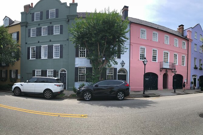Historic Charleston: The Battery, Rainbow Row, St. Michael Church - Rainbow Row: pastel homes, but pay attention to the details