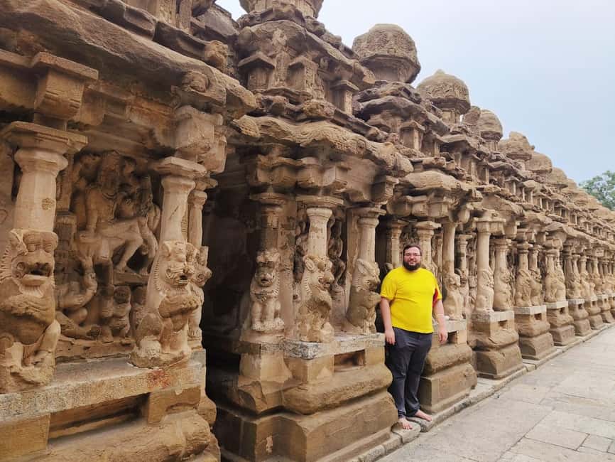 Kanchipuram: Temple Architecture & Silk Weaving from Chennai - Pallava temple stops at Ekambareswarar and Kailasanathar
