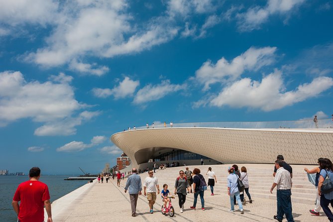 Lisbon Contemporary Architecture - Belem Cultural Center: modern form beside old Lisbon