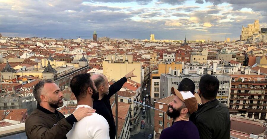 Madrid: Gran Vía Rooftops and Architecture Tour - Dear Hotel Madrid and RIU Plaza España: the sunset moment you’ll remember