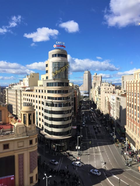 Madrid: Gran Vía Rooftops and Architecture Tour - Círculo de Bellas Artes: the rooftop start that gives you bearings fast