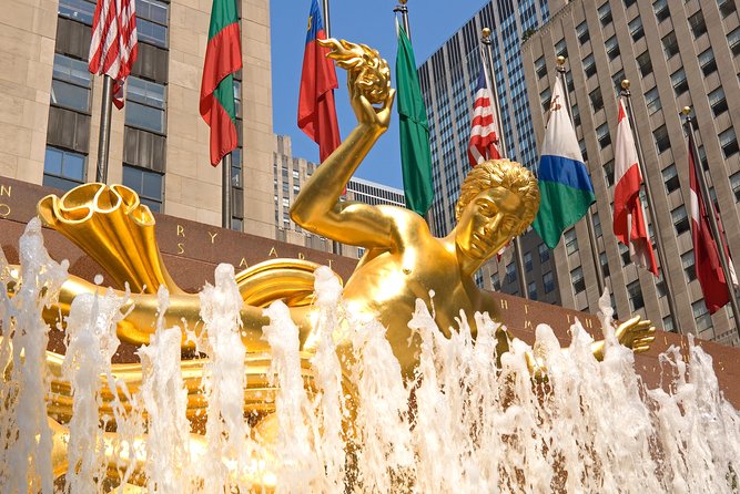 New York City The Official Rockefeller Center Tour - Outside highlights: Prometheus, Atlas, and sculptors you’ll recognize later