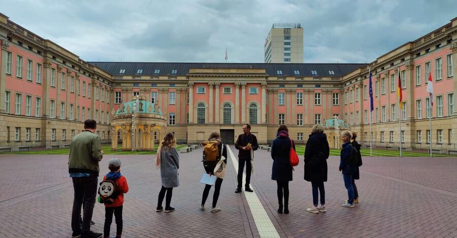 Potsdam: Guided Walking Tour of UNESCO Site and Architecture - Where the tour starts: the obelisk in Potsdam’s northern city center
