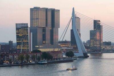 Rotterdam: Wilhelminapier, High-rise & floating architecture - Pakhuismeesteren and the rooftop view that changes how you see Rotterdam