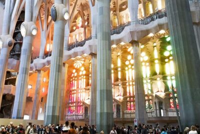 Sagrada Familia & Gaudi Tour Private or Small Group with Tickets - Palau Guell to Santa Maria del Pi: Gothic Quarter Context Without Extra Tickets