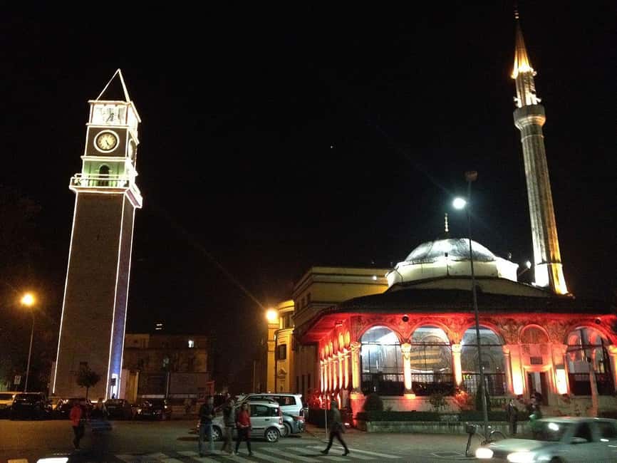 Tirana Evening & Night Walking Tour History and Architecture - Meeting at the Clock Tower: starting with the city’s center