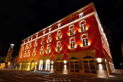 Tirana Evening & Night Walking Tour History and Architecture - Skanderbeg Square after dark: where history meets the present