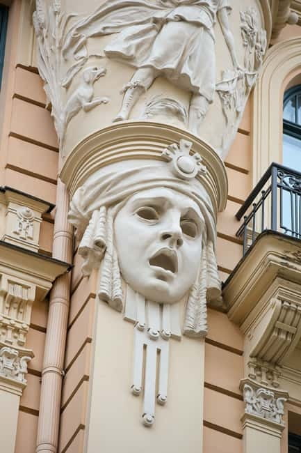 Walking Tour of Riga's Beautiful Art Nouveau Architecture - From Alberta toward Elizabetes Street: spotting Riga’s strongest achievements