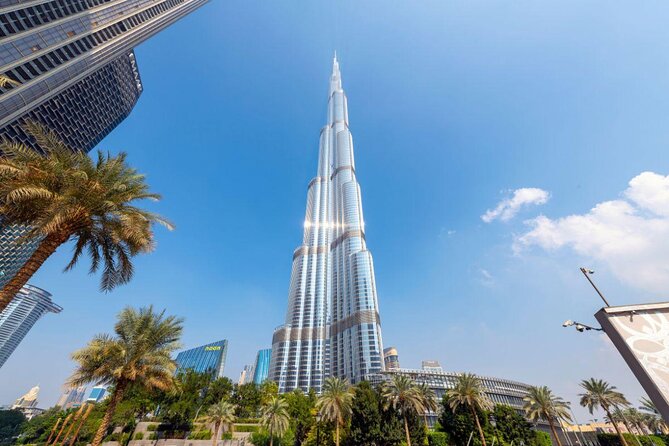 Wings of Dubai: Downtown Dubai Art & Architecture Tour - Burj Plaza and the art you can spot in real time